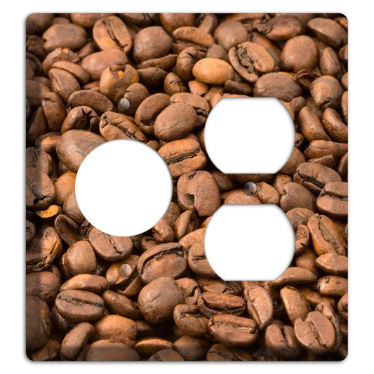 Coffee Receptacle / Duplex Wallplate