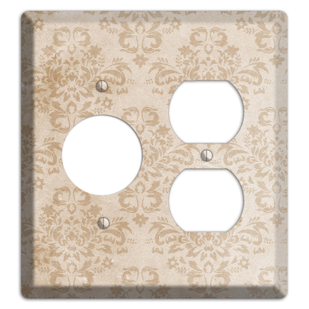 Bizarre Neutral Texture Receptacle / Duplex Wallplate