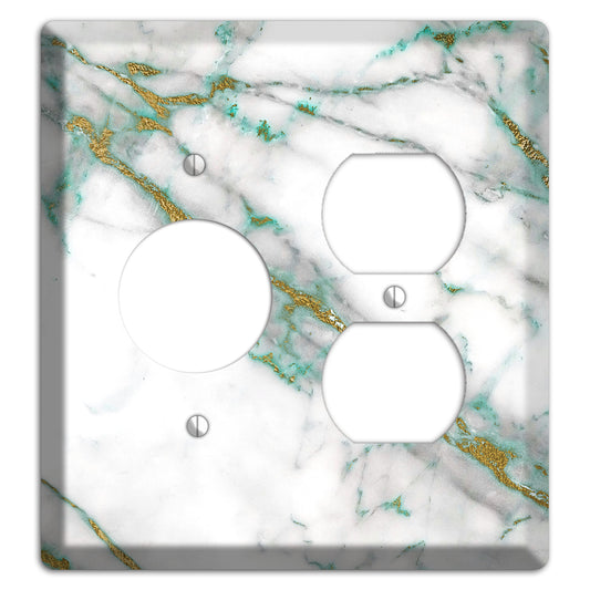 Mantle Marble Receptacle / Duplex Wallplate