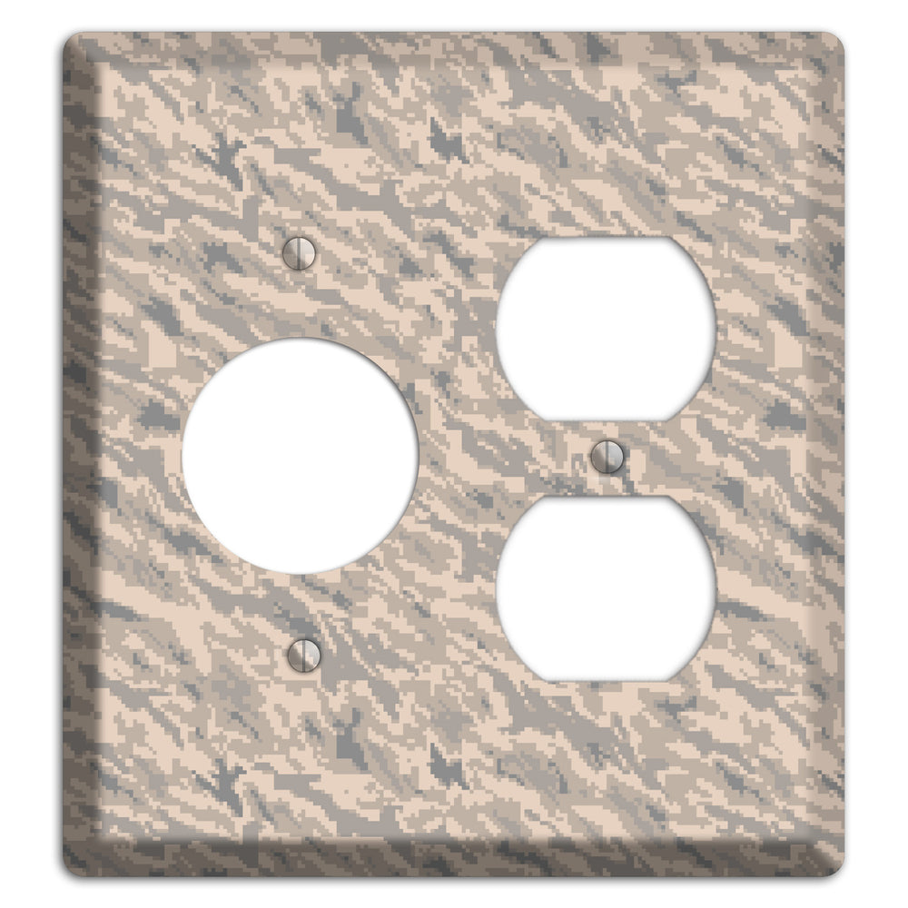UCAF Tiger Stripe 2 Camo Receptacle / Duplex Wallplate