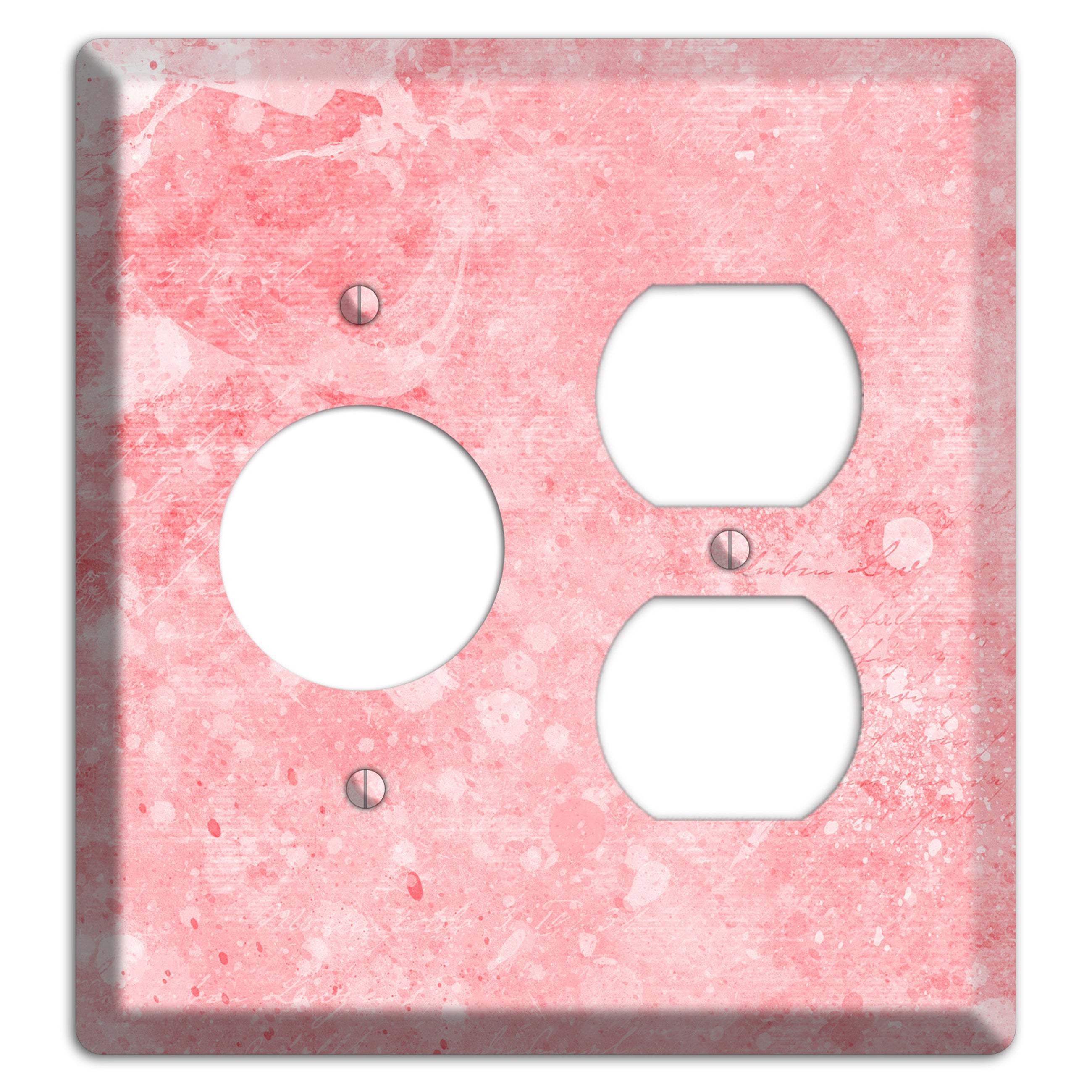 Rose Fog Soft Coral Receptacle / Duplex Wallplate