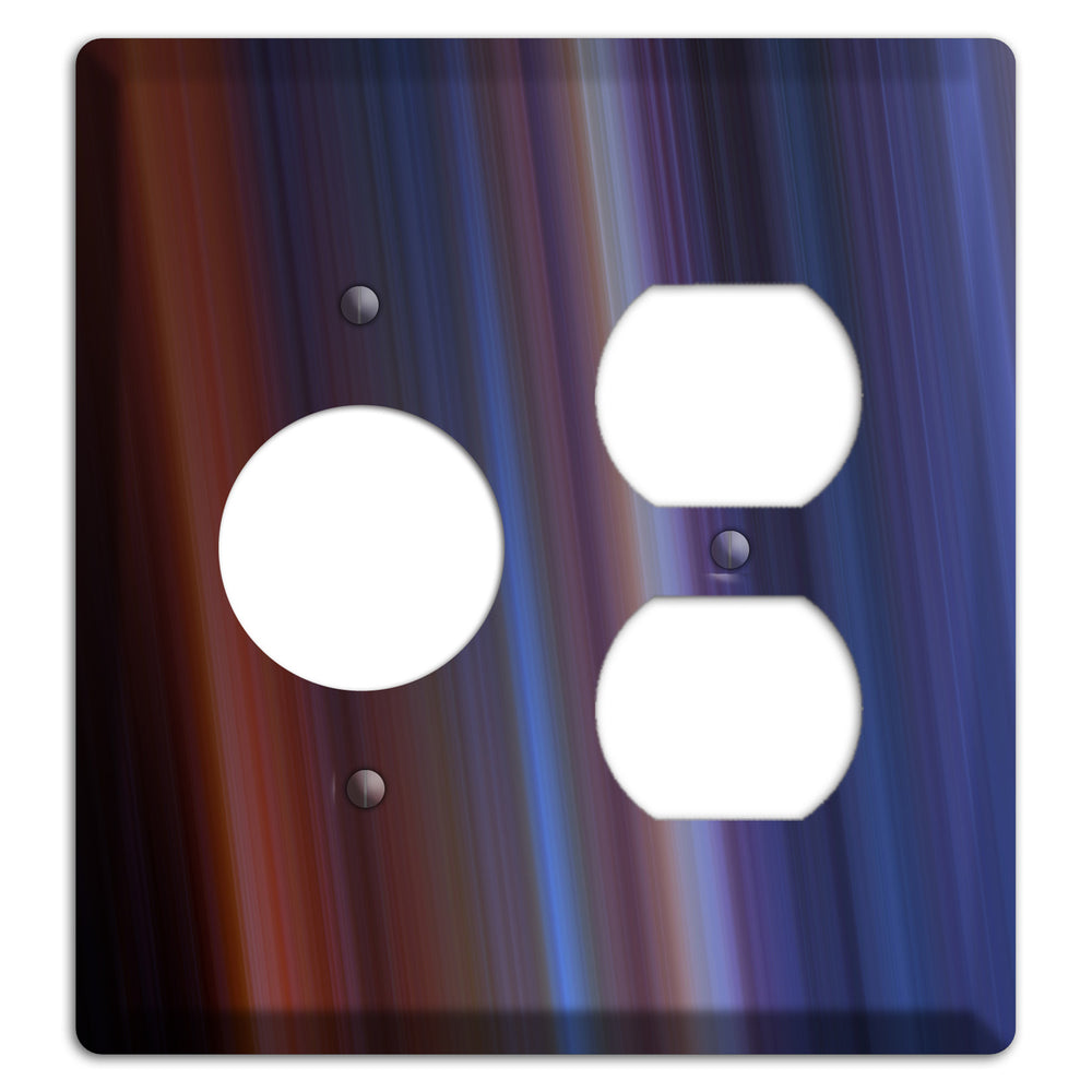 Green Foulard 4 Receptacle / Duplex Wallplate