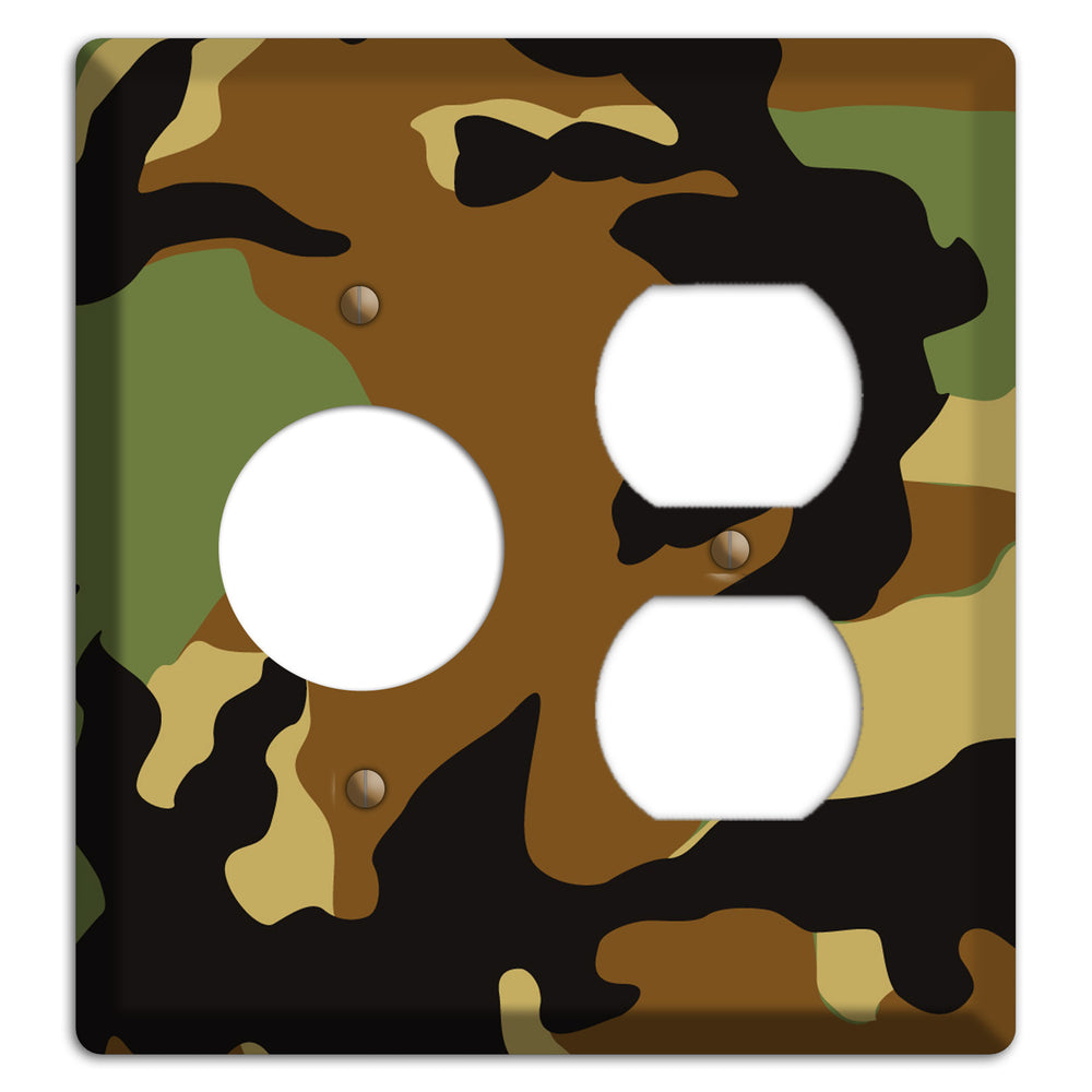 Camoflauge Receptacle / Duplex Wallplate