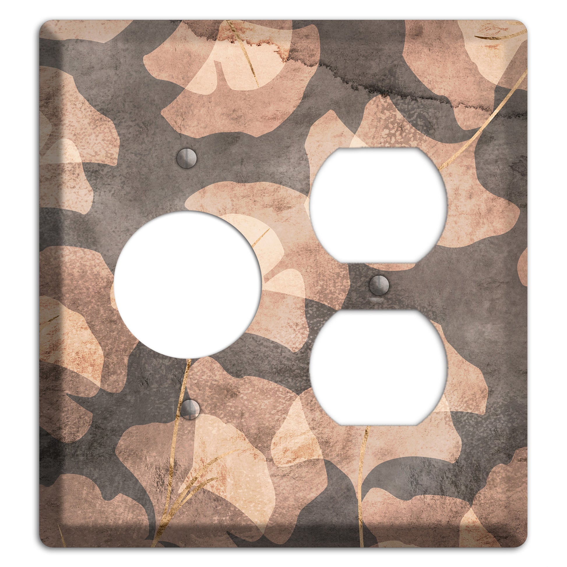 Watercolor Ginkgo Receptacle / Duplex Wallplate
