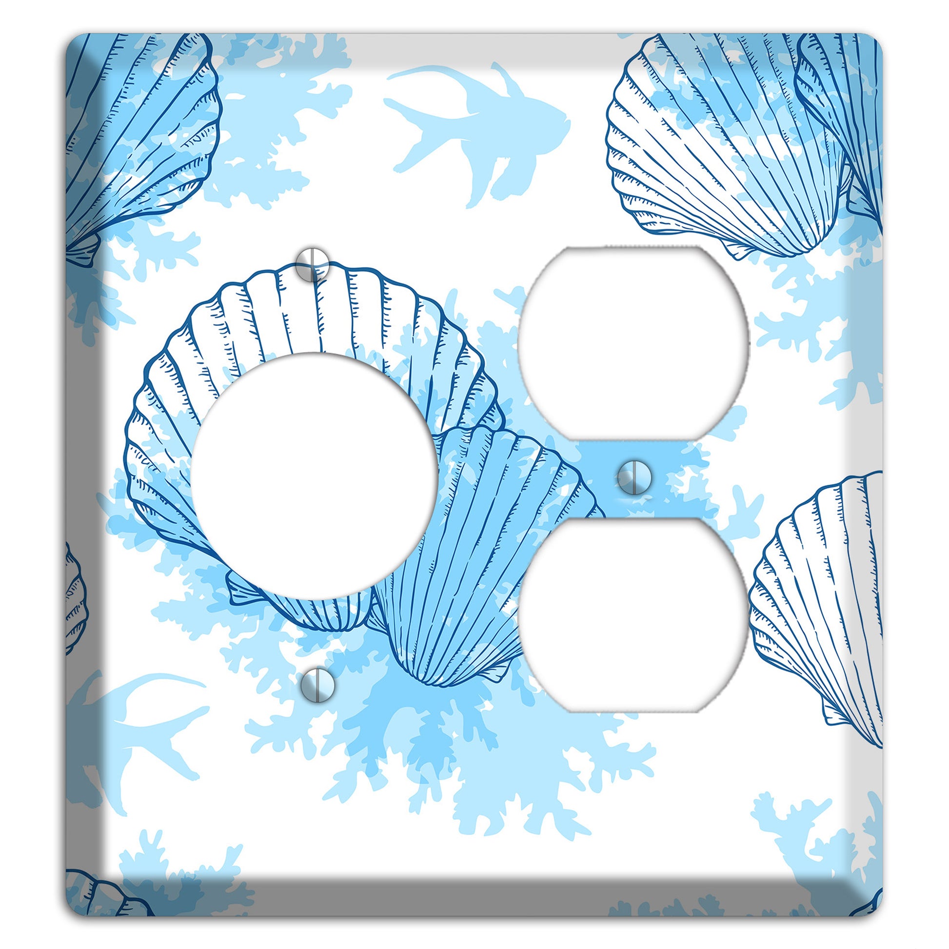 Shells 1 Receptacle / Duplex Wallplate