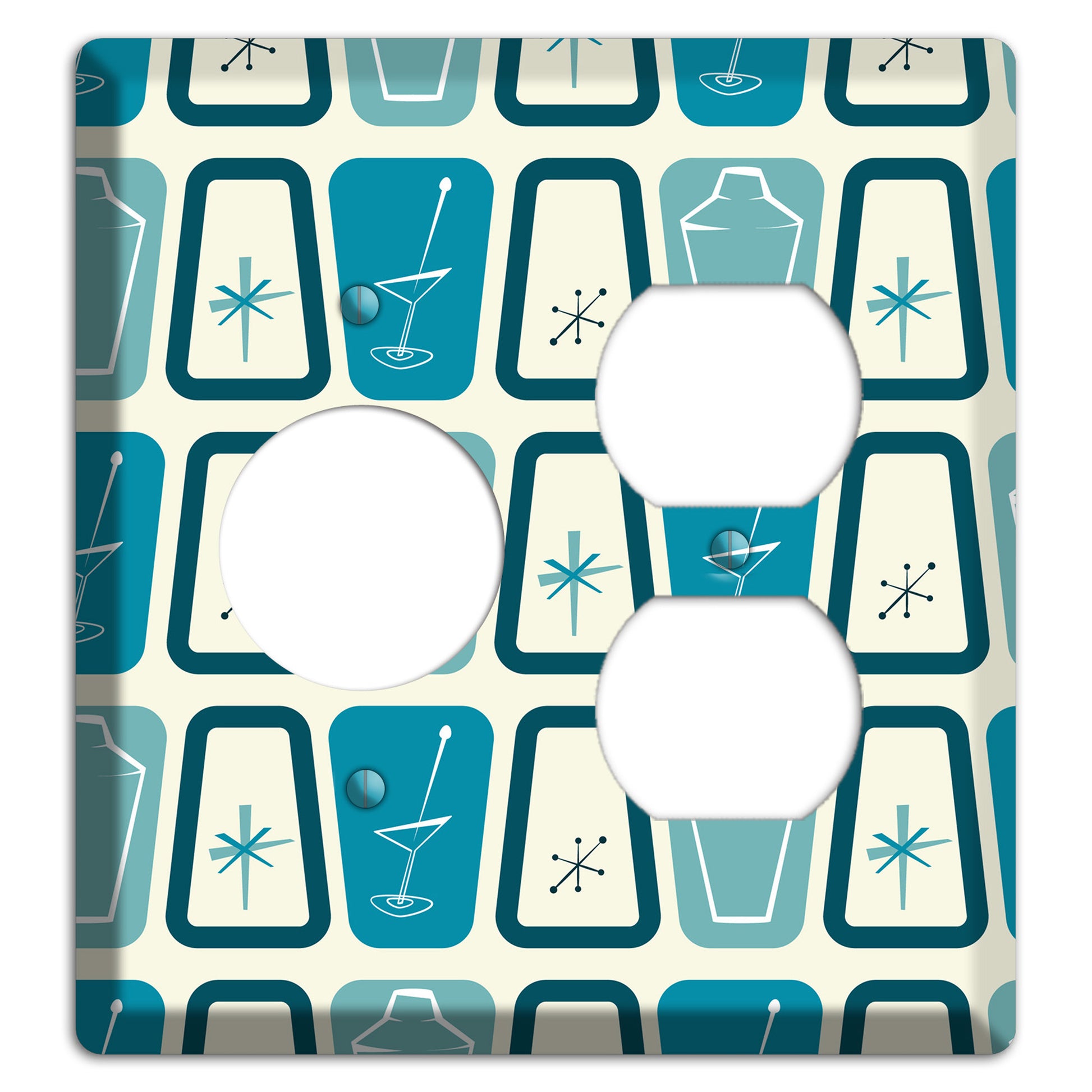 Atomic Shaker Receptacle / Duplex Wallplate