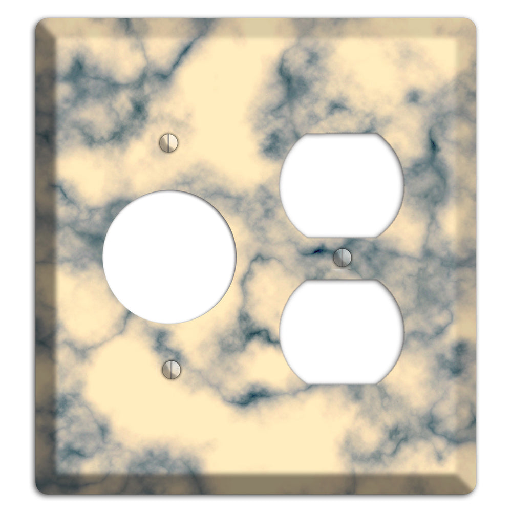 Mantle Marble Receptacle / Duplex Wallplate