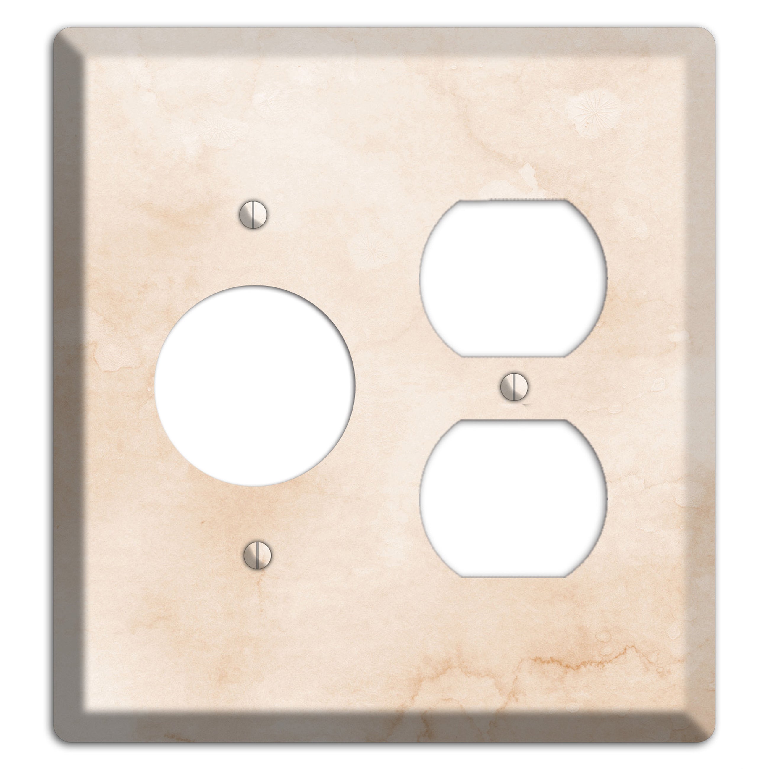 Janna Neutral Texture Receptacle / Duplex Wallplate