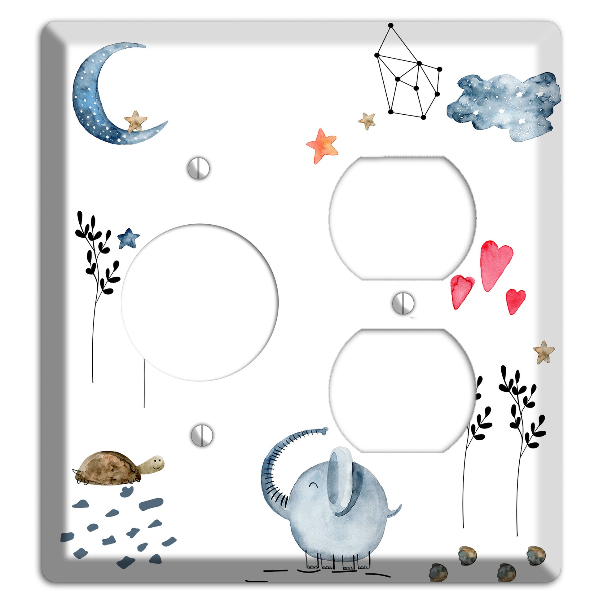 Elephant Receptacle / Duplex Wallplate