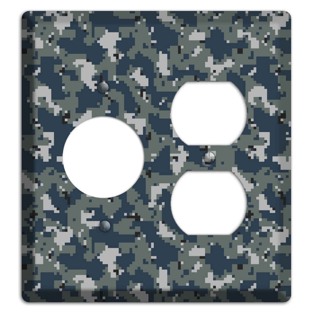 Navy 2007 Camo Receptacle / Duplex Wallplate