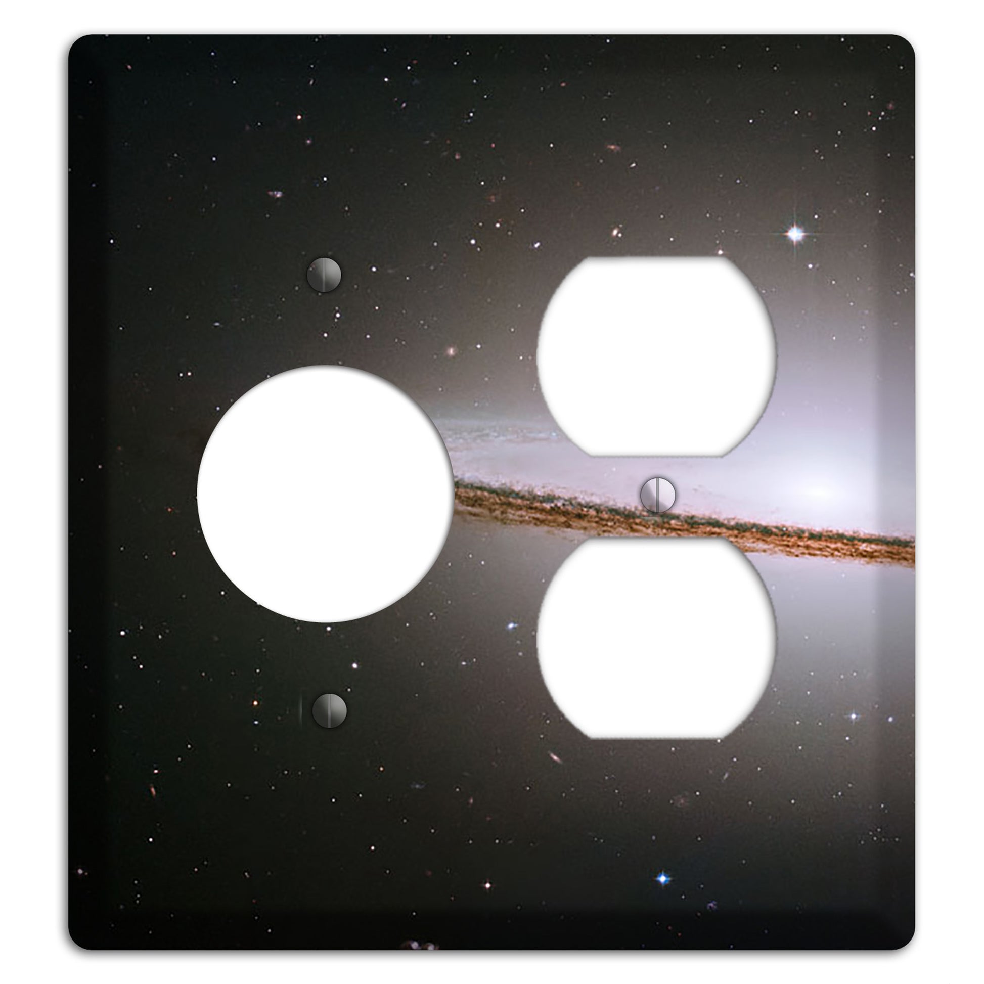 Sombrero Galaxy Receptacle / Duplex Wallplate