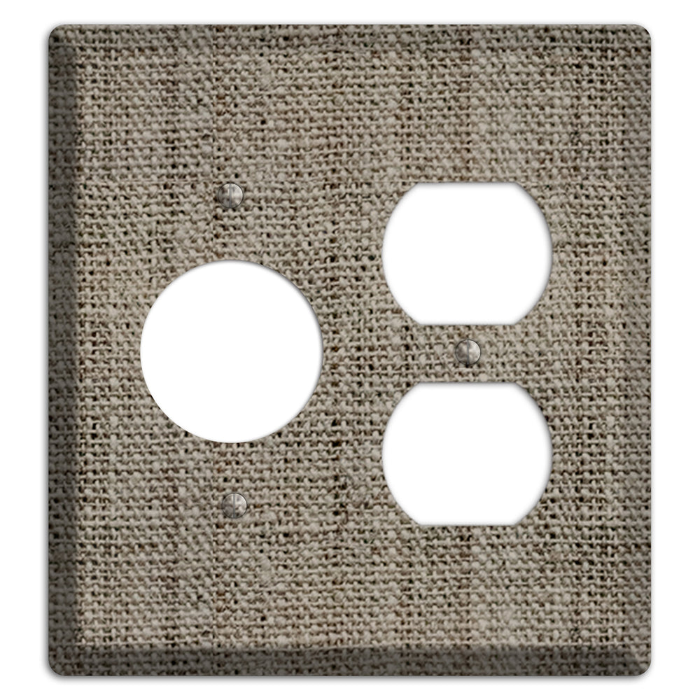 Makara Burlap Receptacle / Duplex Wallplate