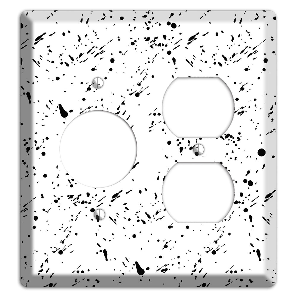 Ink Splash 10 Receptacle / Duplex Wallplate