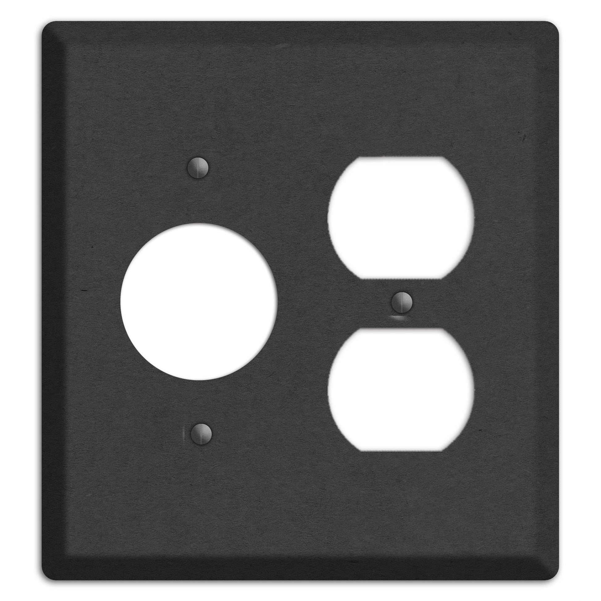 Charcoal Kraft Receptacle / Duplex Wallplate