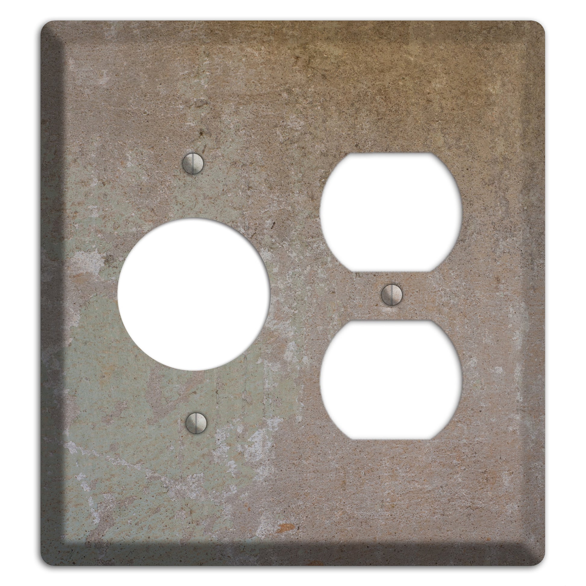 Old Concrete 8 Receptacle / Duplex Wallplate