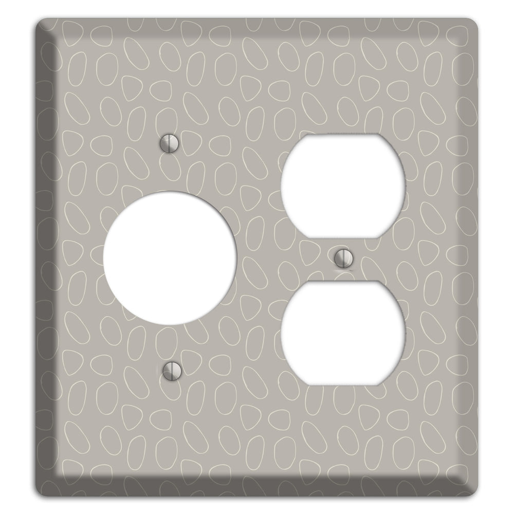 Simple Scandanavian Style E Receptacle / Duplex Wallplate