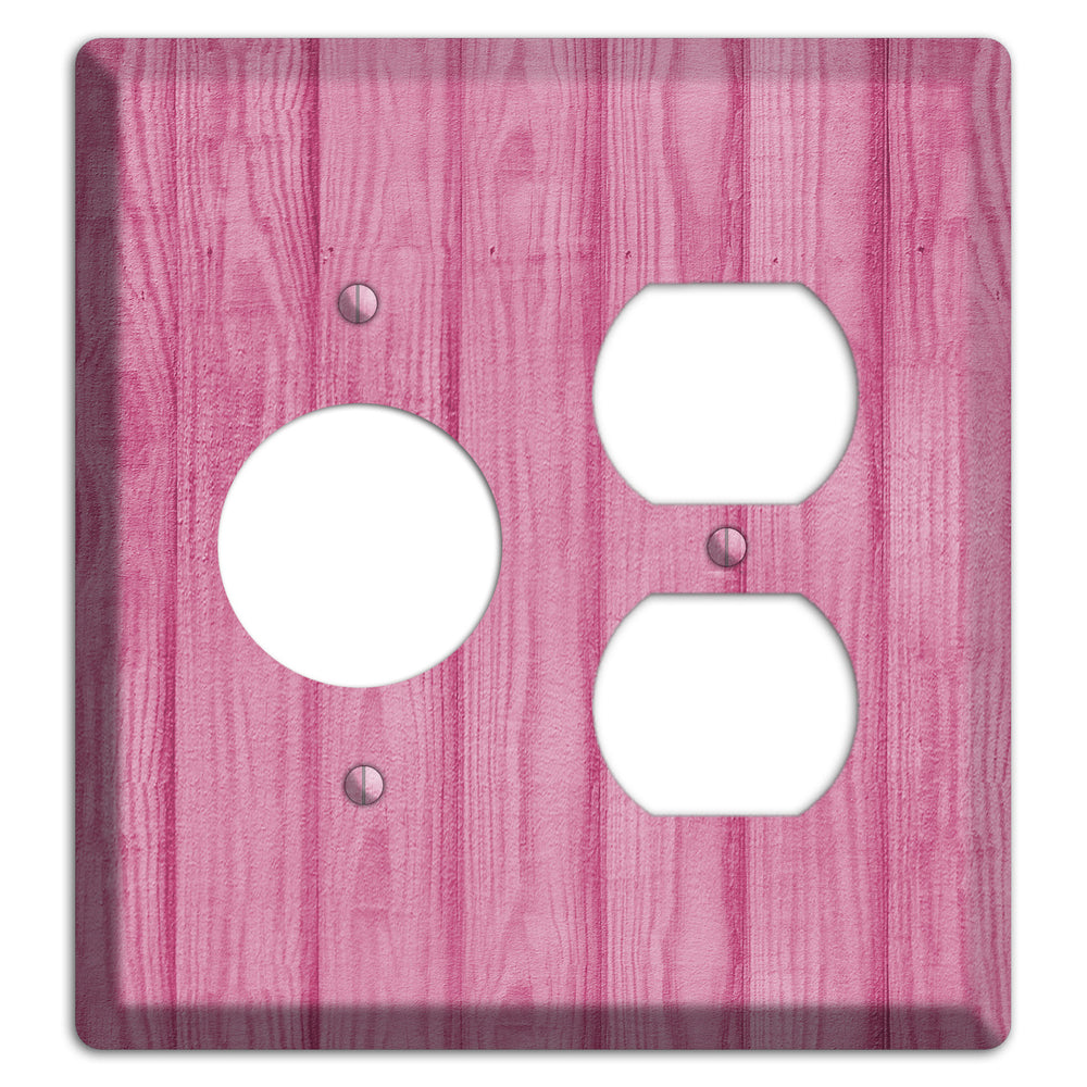 Can Can Pink Texture Receptacle / Duplex Wallplate