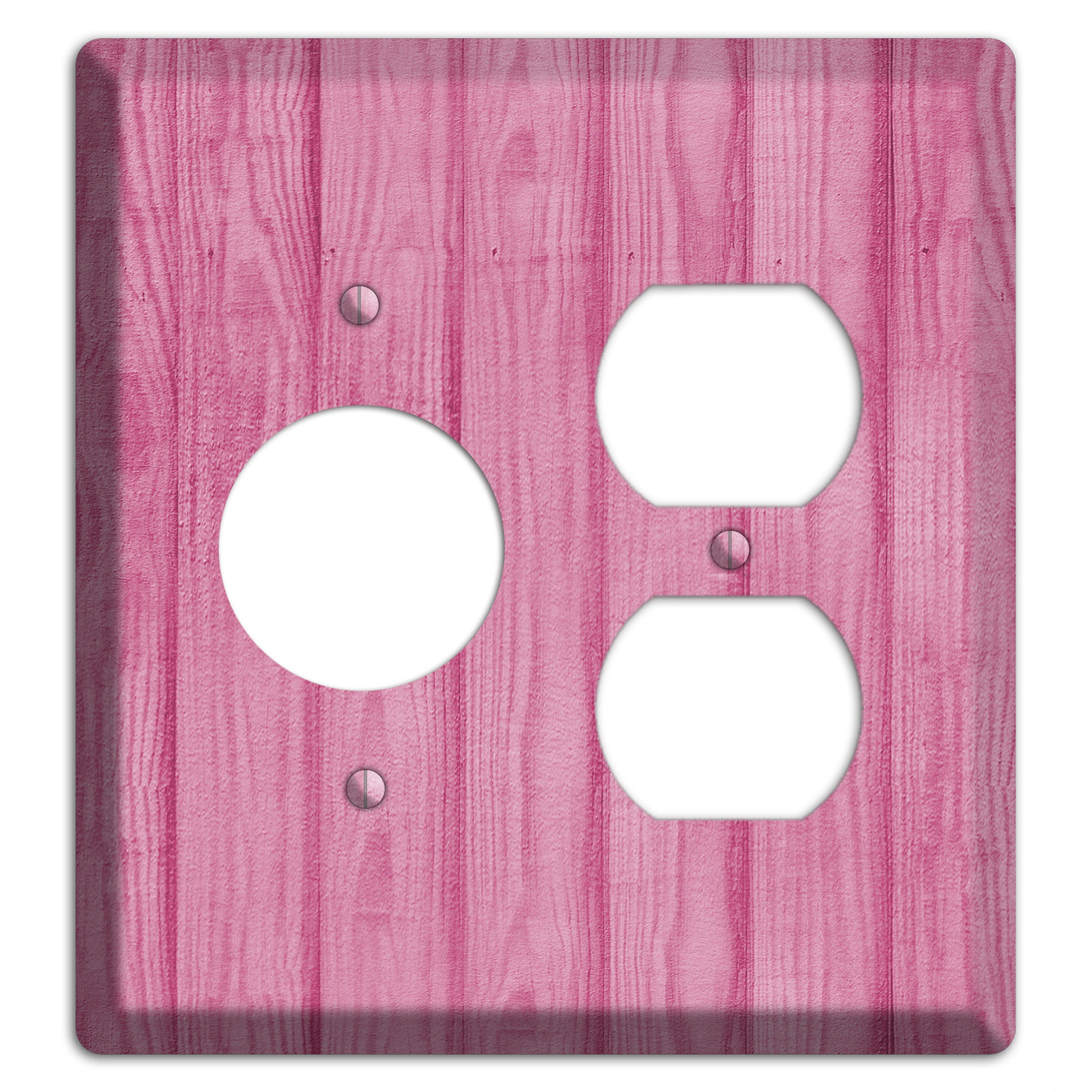 Can Can Pink Texture Receptacle / Duplex Wallplate