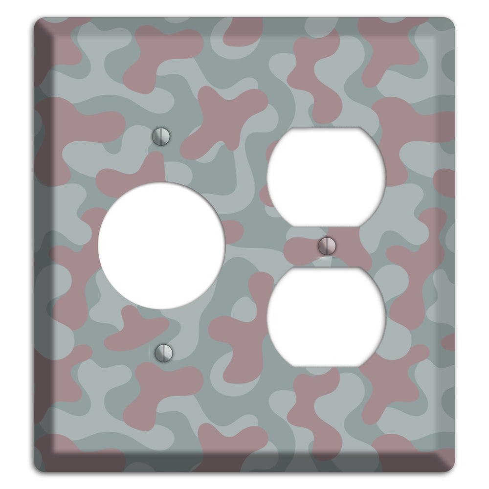 Afghanistan Blotch 1 Camo Receptacle / Duplex Wallplate