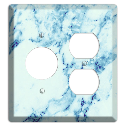 Polar Marble Receptacle / Duplex Wallplate