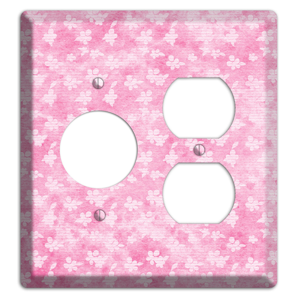 Cupid Pink Texture Receptacle / Duplex Wallplate