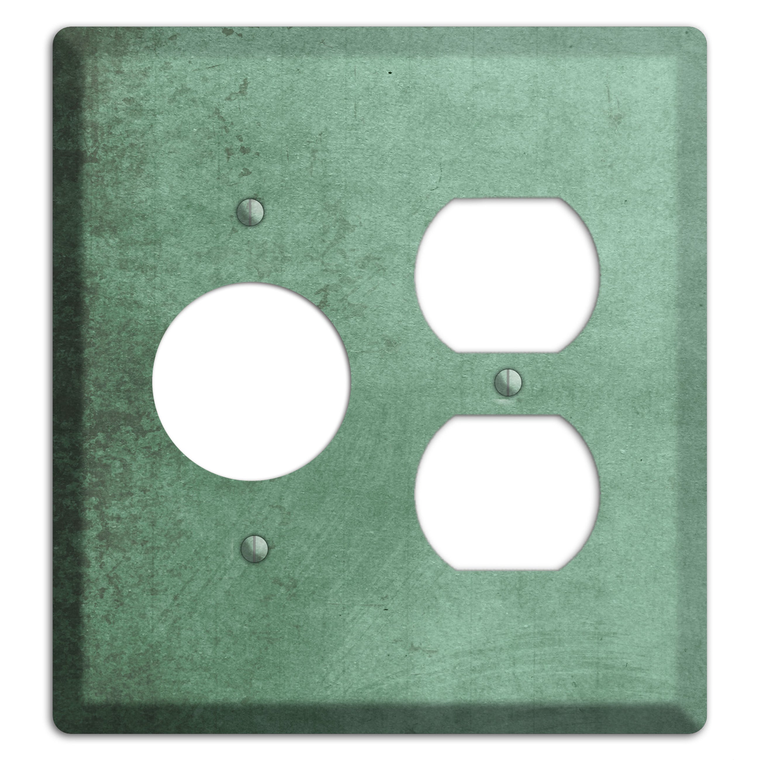 Bay Leaf Vintage Grunge Receptacle / Duplex Wallplate