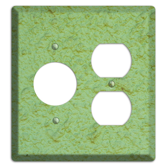 Green Concrete Receptacle / Duplex Wallplate