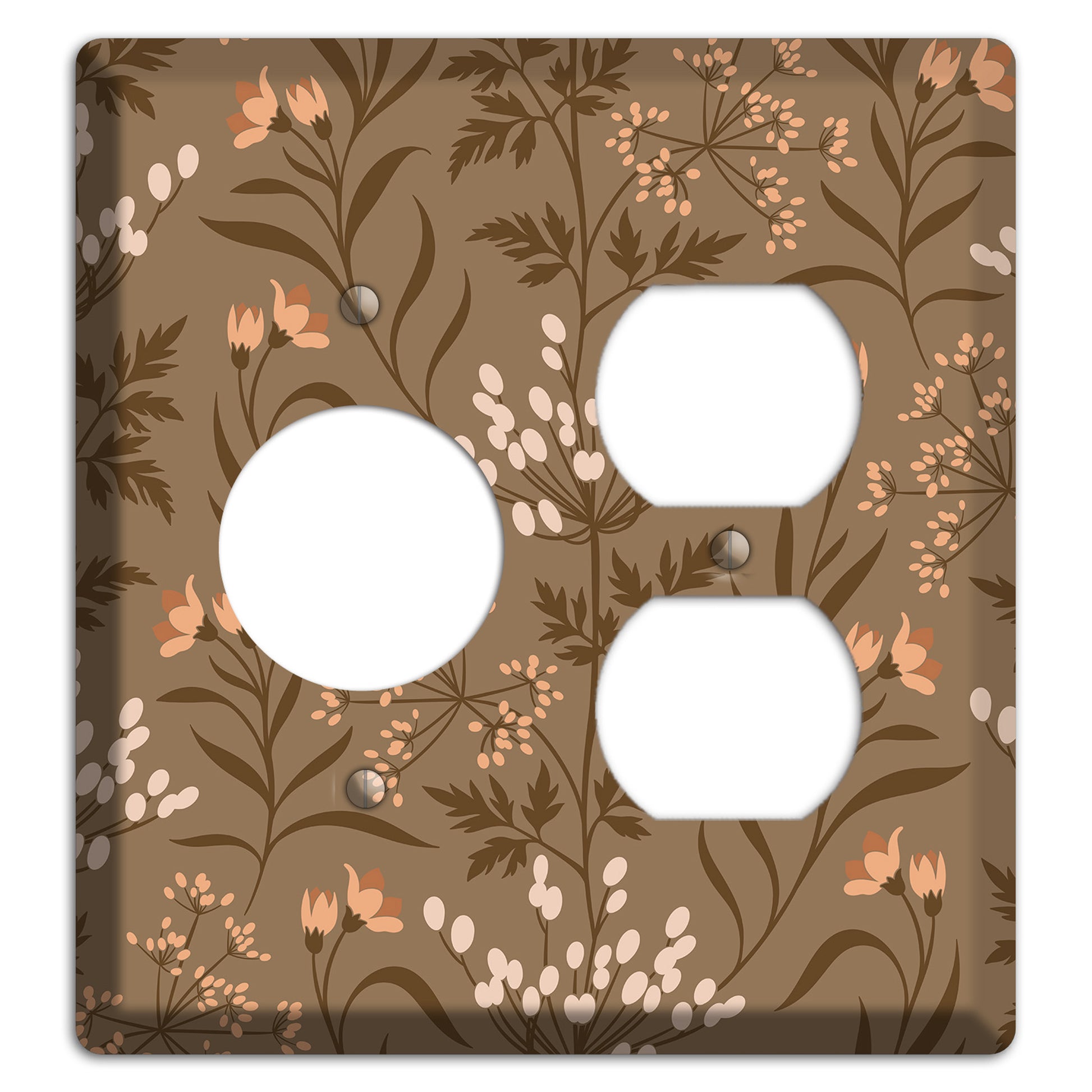 Fall Floral 2 Receptacle / Duplex Wallplate