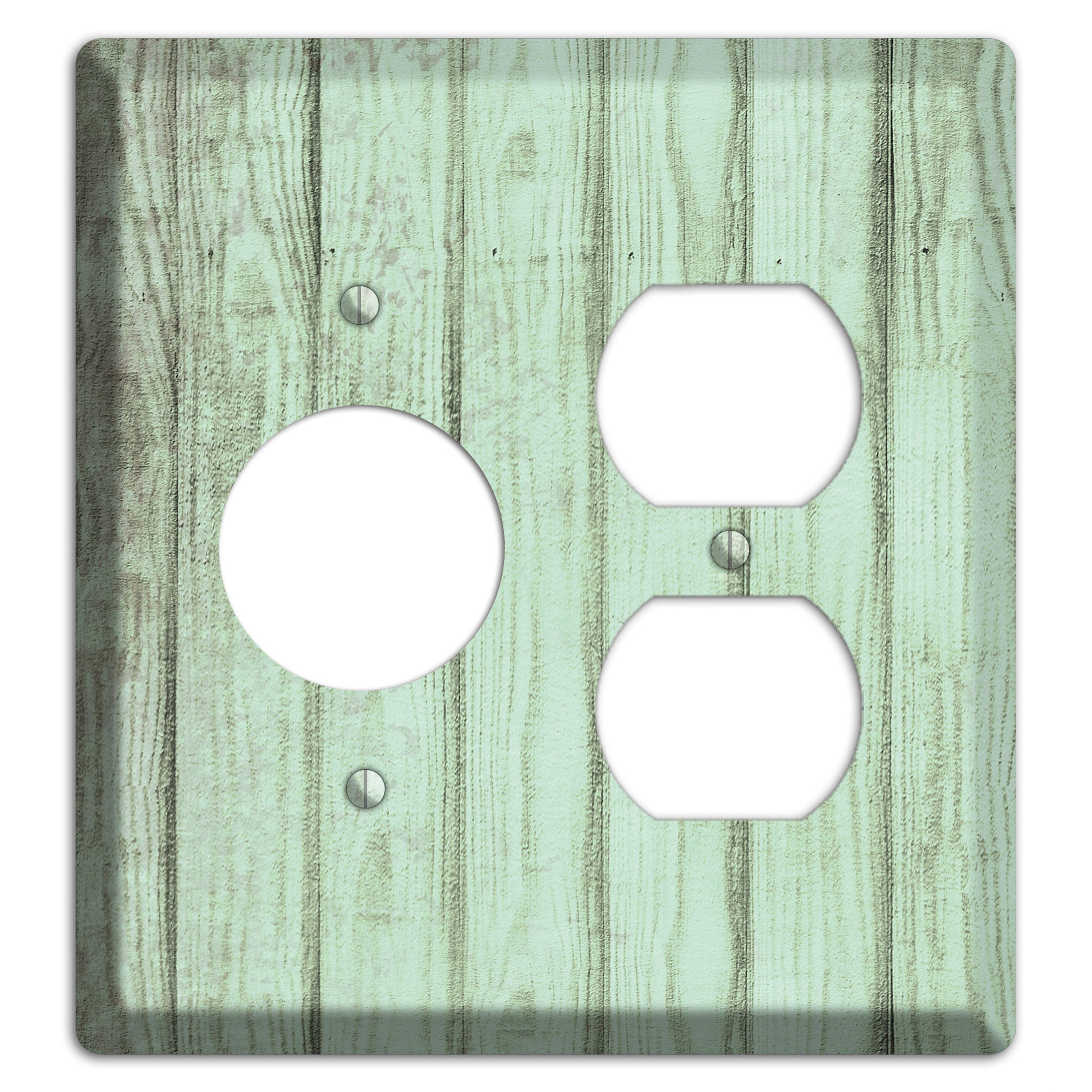 Norway Weathered Wood Receptacle / Duplex Wallplate