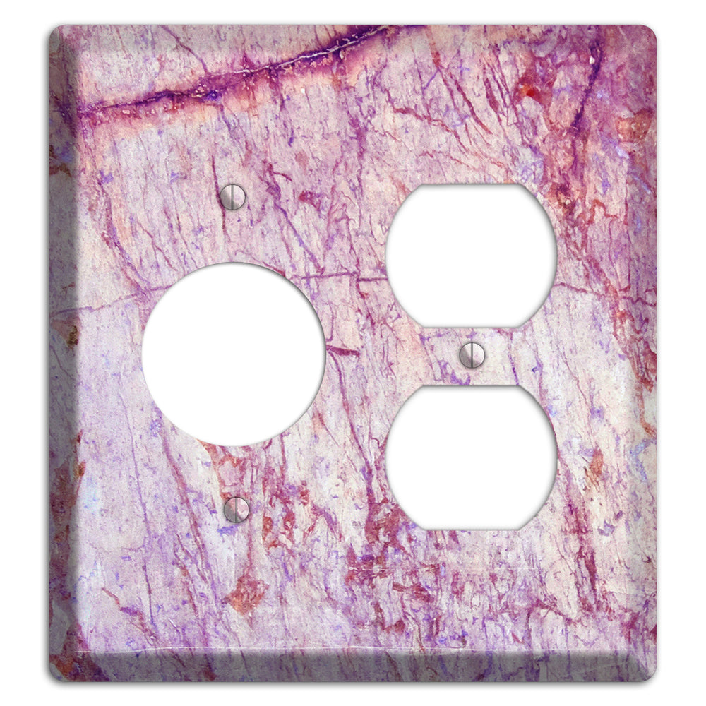 Maverick Marble Receptacle / Duplex Wallplate