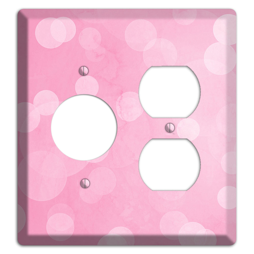 purple Pizzaz Pink Texture Receptacle / Duplex Wallplate