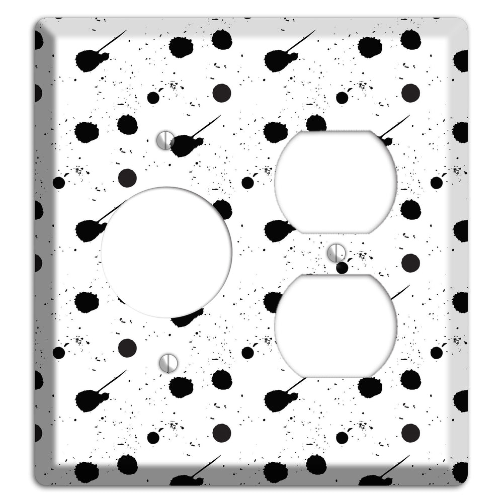 Ink Drops 6 Receptacle / Duplex Wallplate