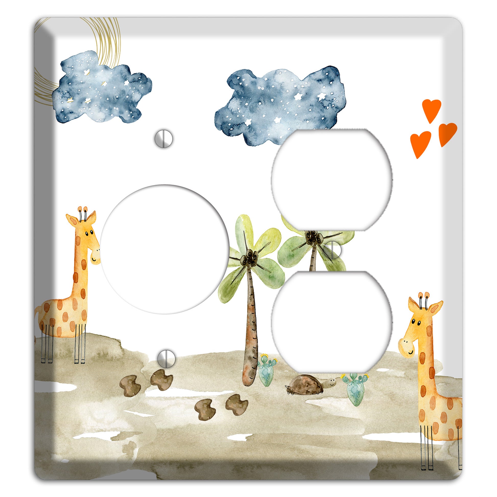 Giraffe Receptacle / Duplex Wallplate