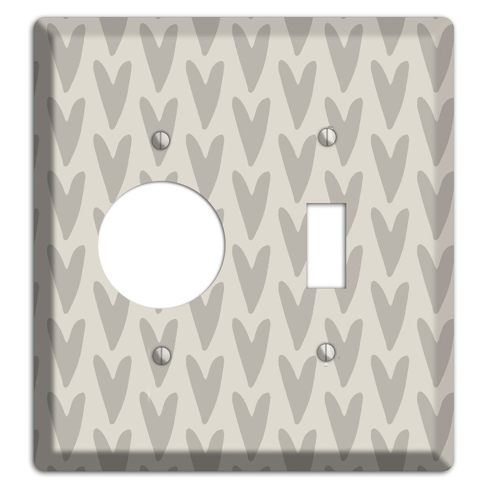 Simple Scandanavian Style I Receptacle / Toggle Wallplate