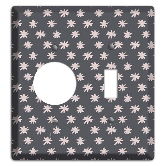 Abstract 12 Receptacle / Toggle Wallplate
