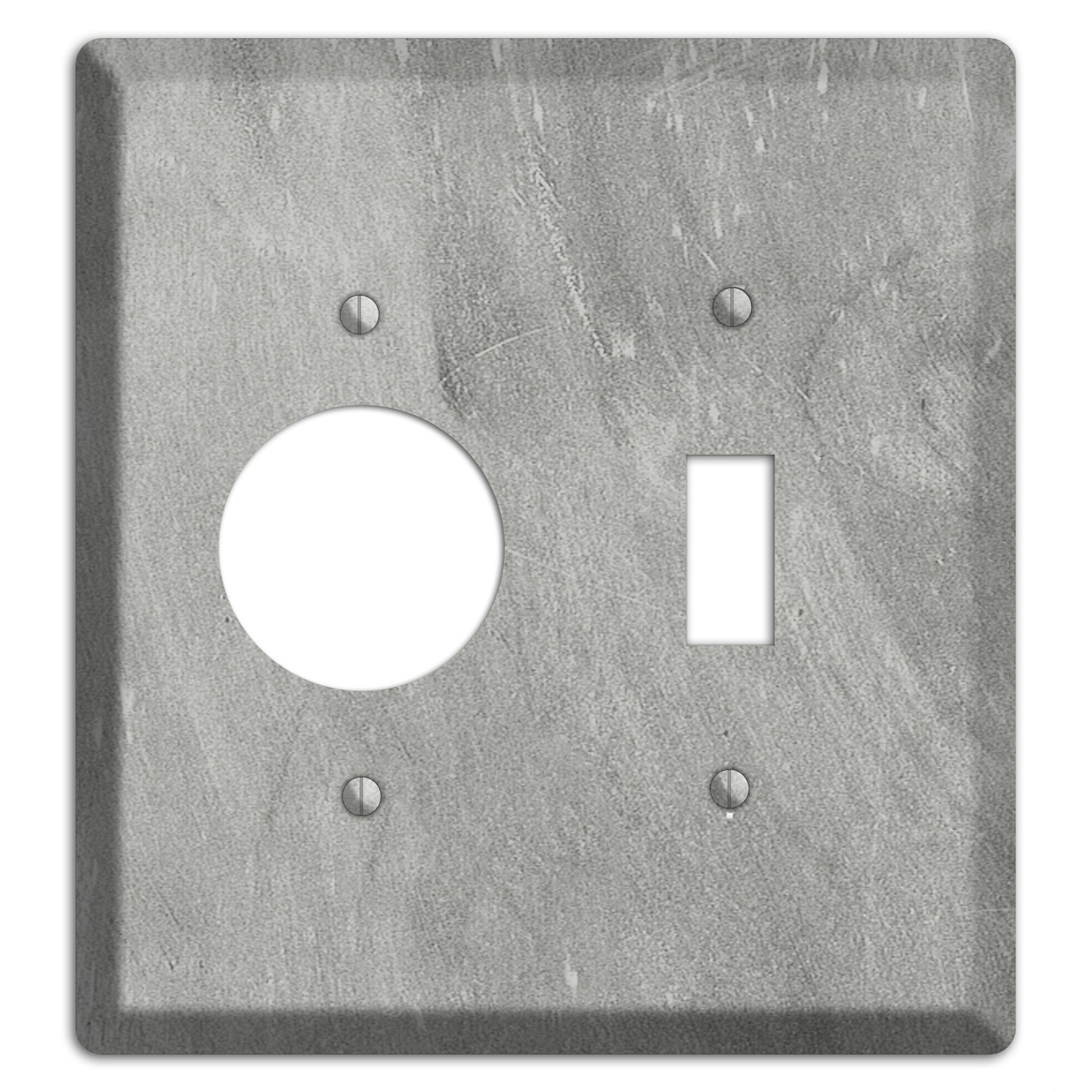 Chalk Grey Receptacle / Toggle Wallplate