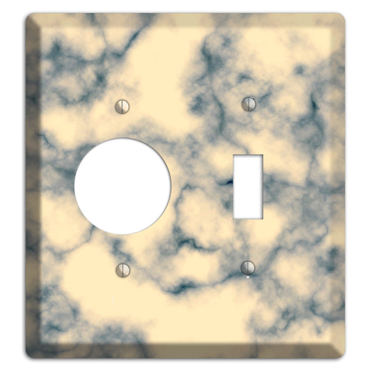 Mantle Marble Receptacle / Toggle Wallplate