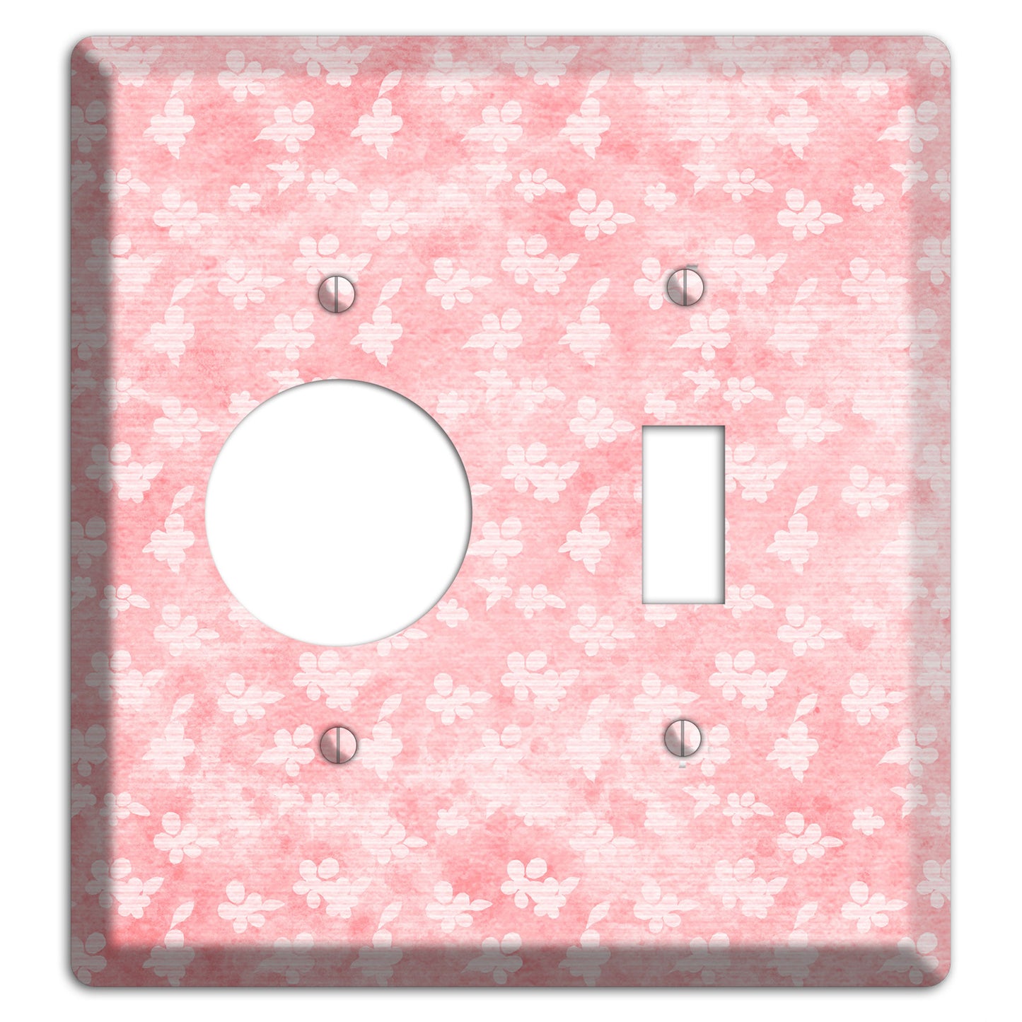 Abbey Soft Coral Receptacle / Toggle Wallplate