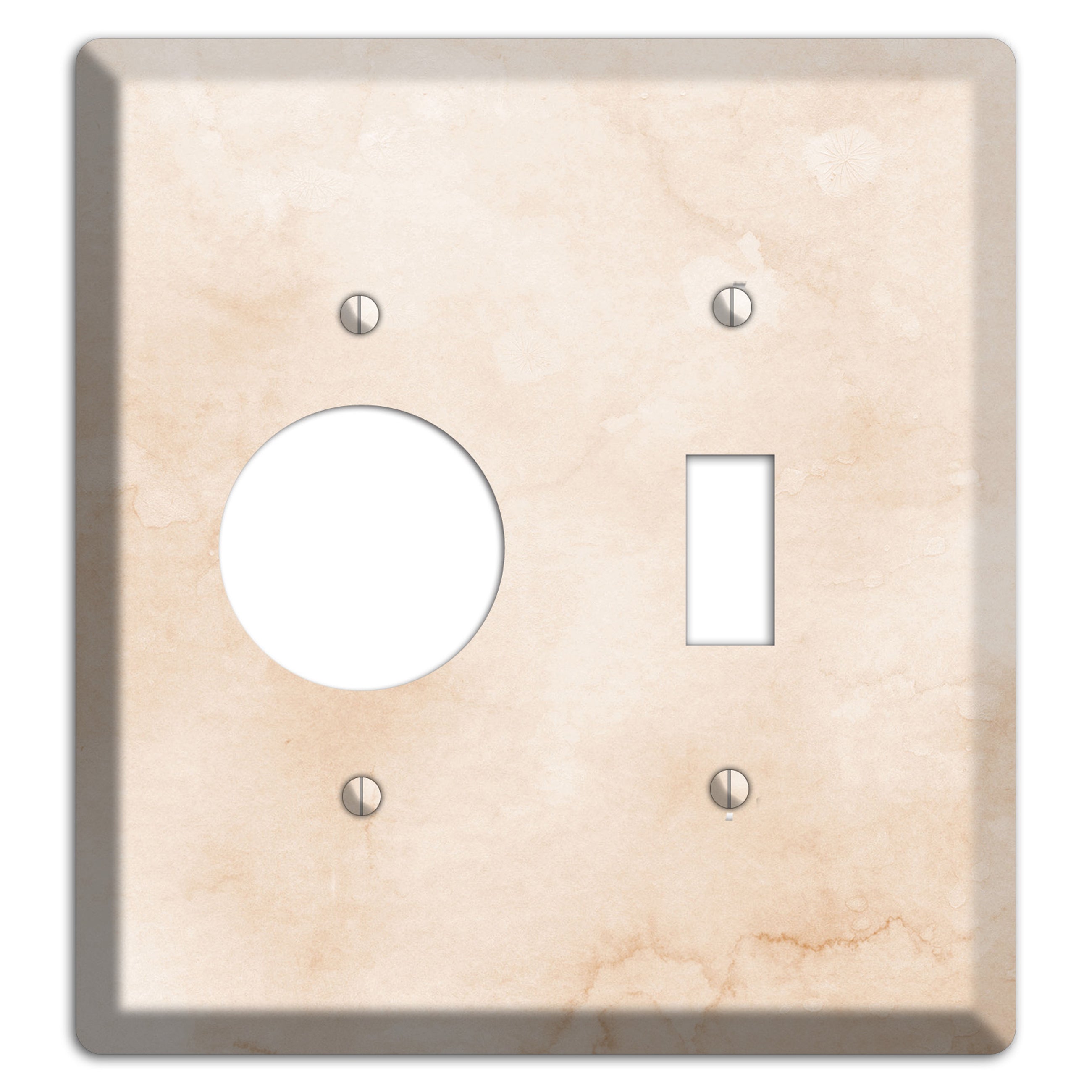 Janna Neutral Texture Receptacle / Toggle Wallplate