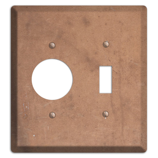 Light Brown Concrete Receptacle / Toggle Wallplate