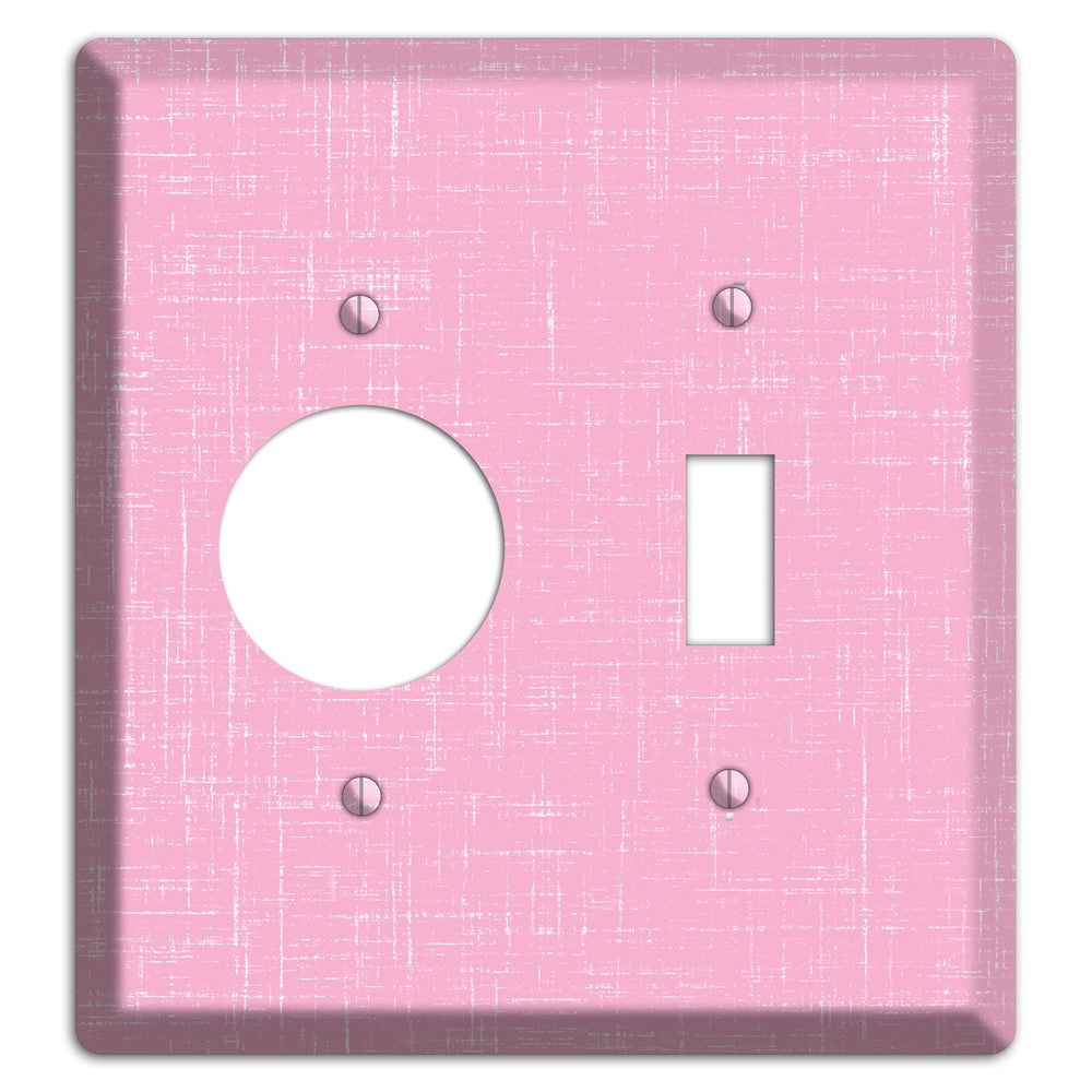 Chantilly Pink Texture Receptacle / Toggle Wallplate