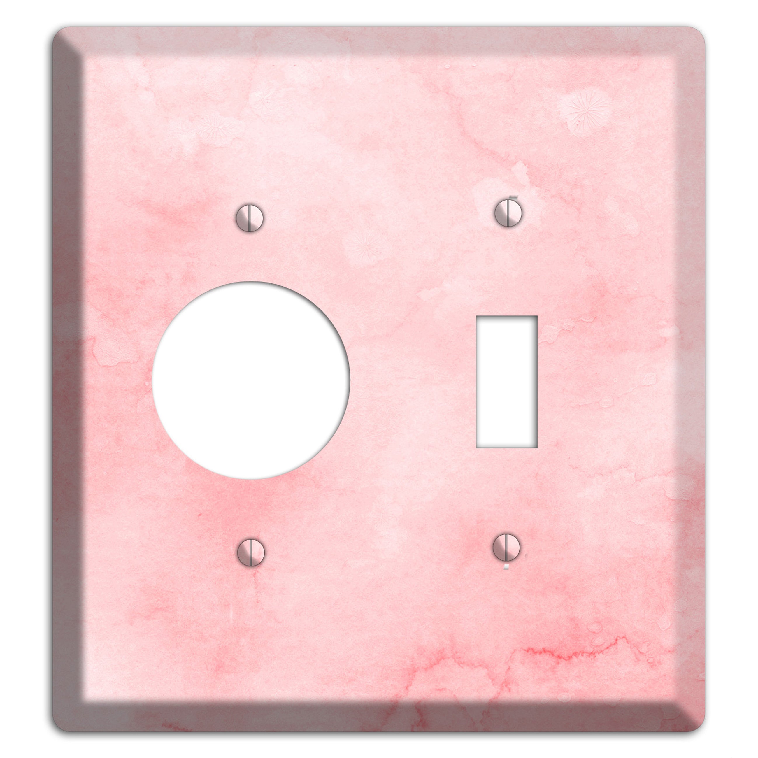 Mandys Pink Soft Coral Receptacle / Toggle Wallplate