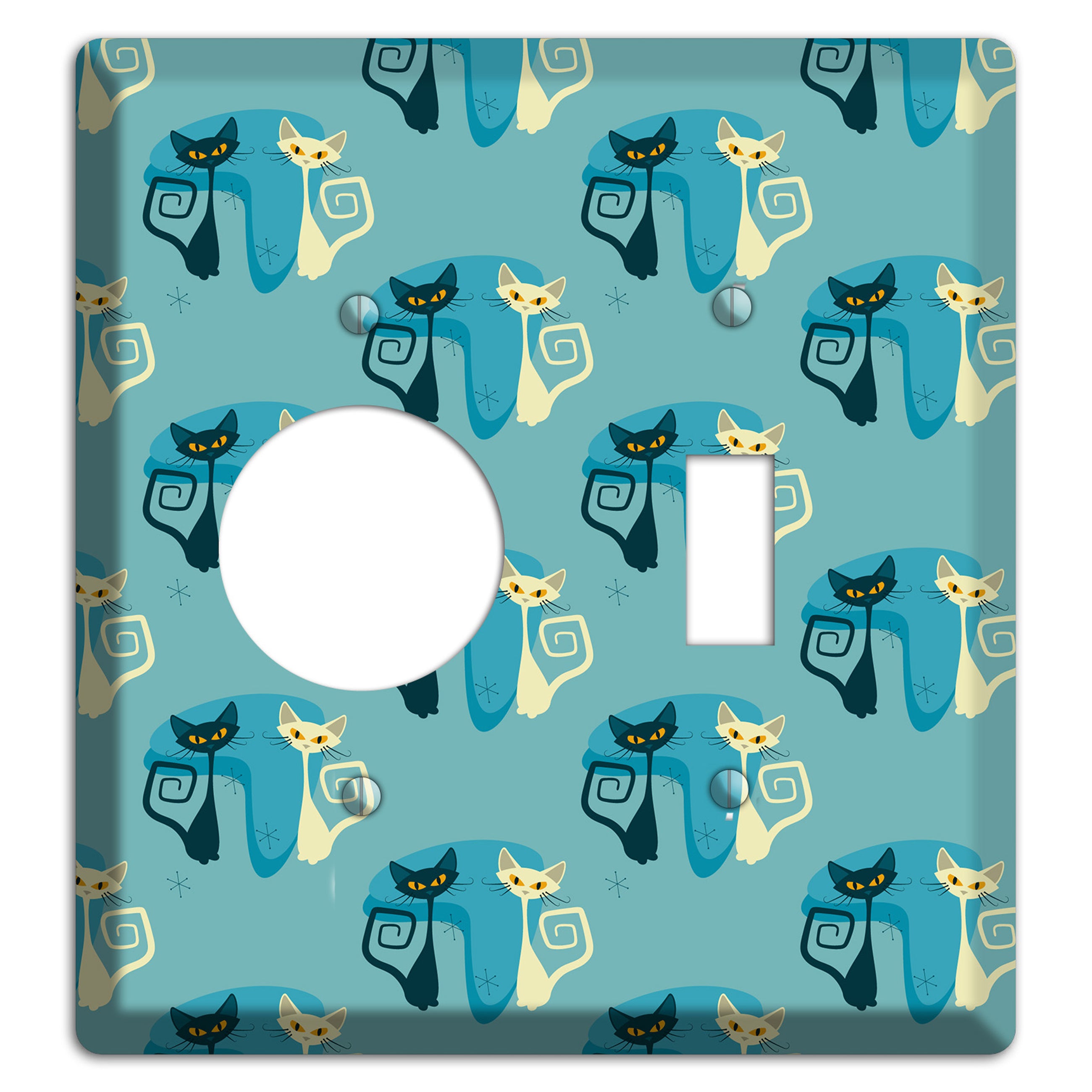 Adorable Kitties Receptacle / Toggle Wallplate