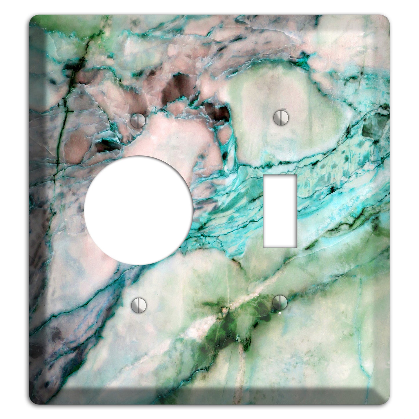 Monte Carlo Marble Receptacle / Toggle Wallplate