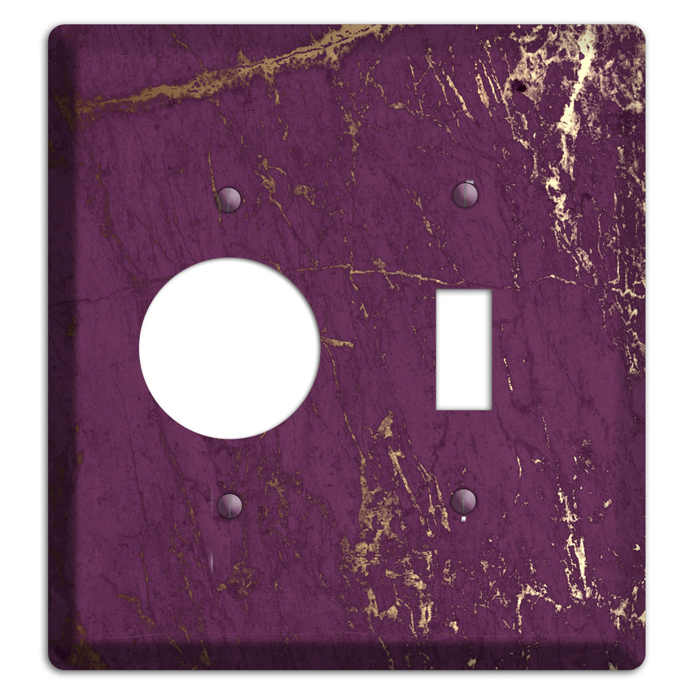 Finn Marble Receptacle / Toggle Wallplate