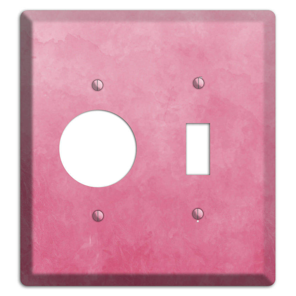 Pink Ombre Receptacle / Toggle Wallplate