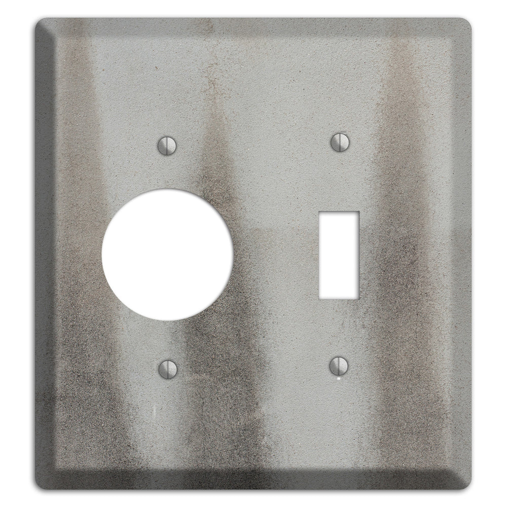 Old Concrete 17 Receptacle / Toggle Wallplate