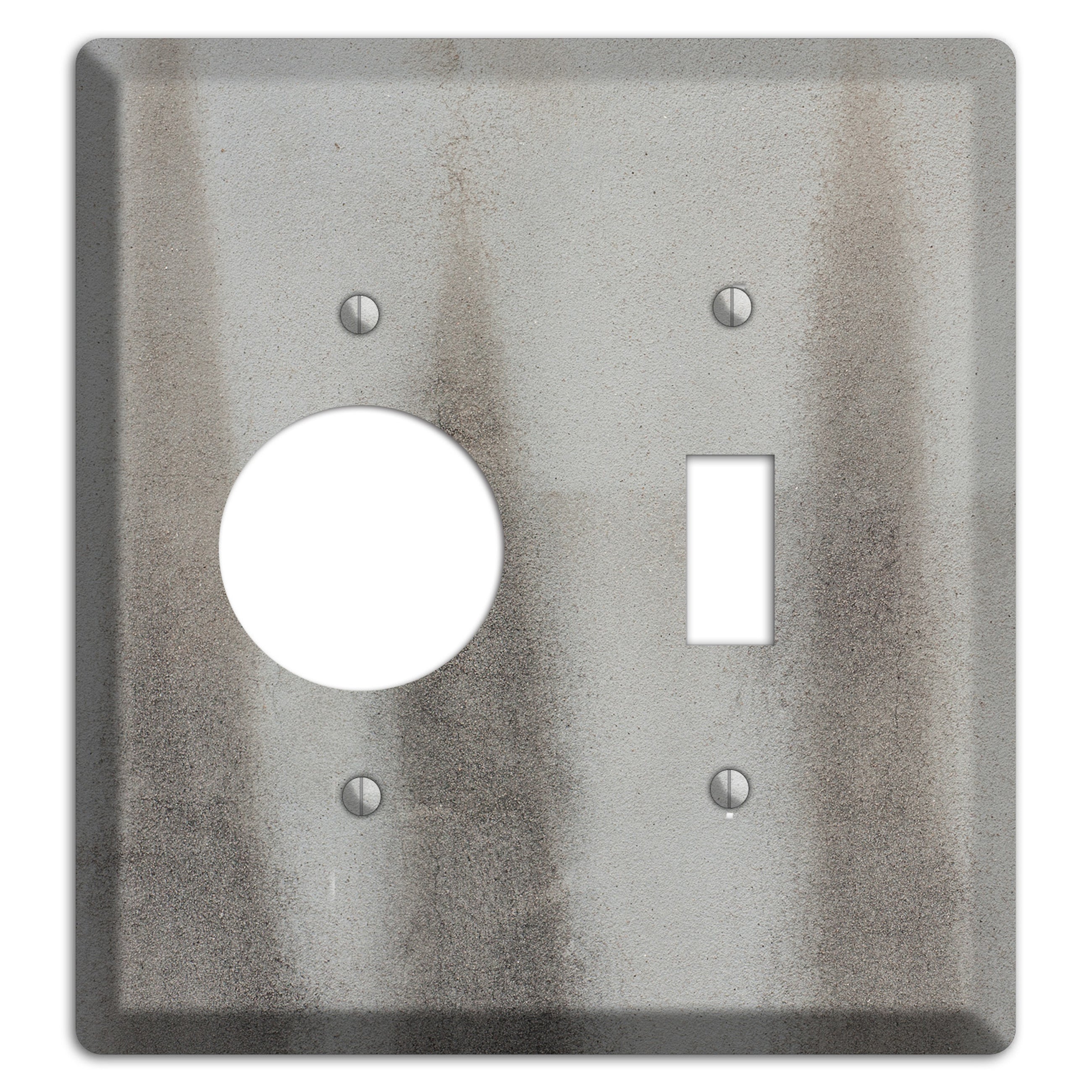 Old Concrete 17 Receptacle / Toggle Wallplate