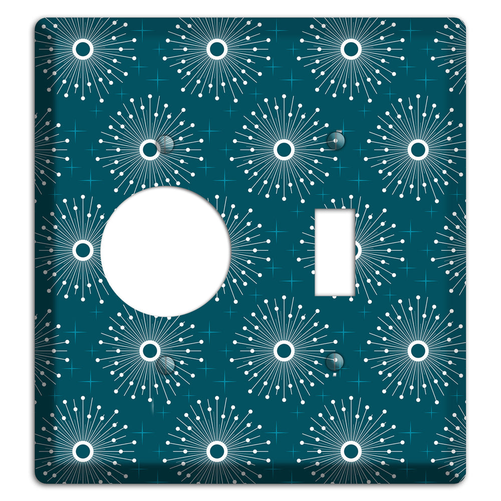 Star Burst Receptacle / Toggle Wallplate