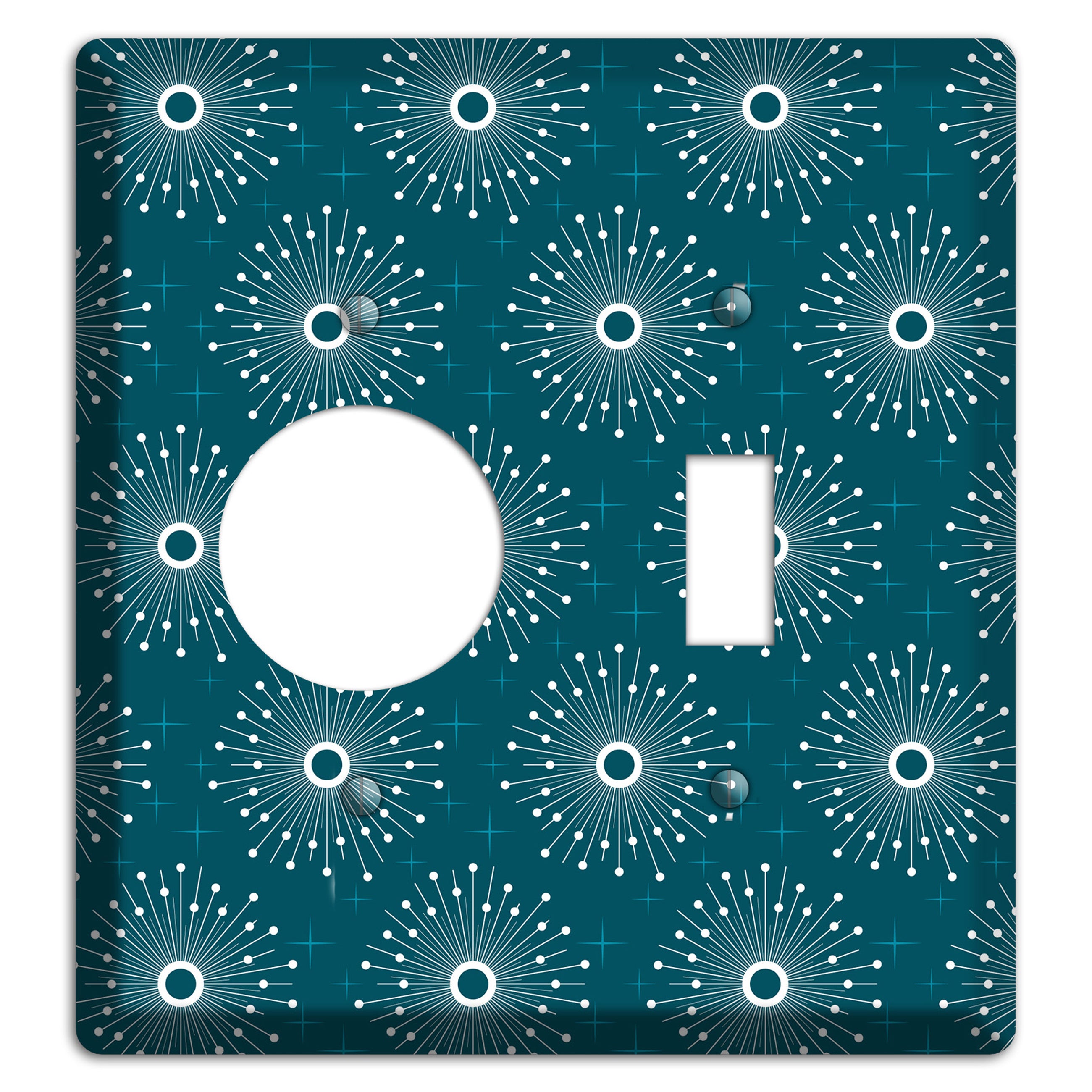 Star Burst Receptacle / Toggle Wallplate
